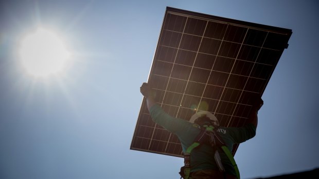 Rooftop solar increased 25 per cent in WA last financial year. 
