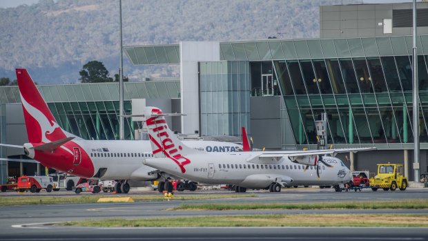 More than 2 per cent of flights between Canberra and Sydney were cancelled in October.