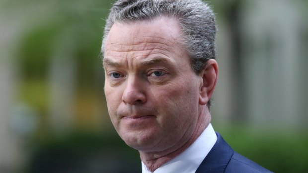 Defence Minister Christoper Pyne.