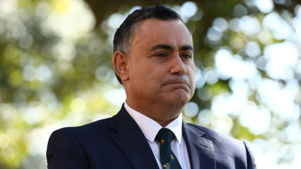 Former NSW deputy premier John Barilaro has stepped down from the US appointment. 