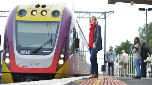Passenger numbers have exploded on V/Line trains from Geelong.