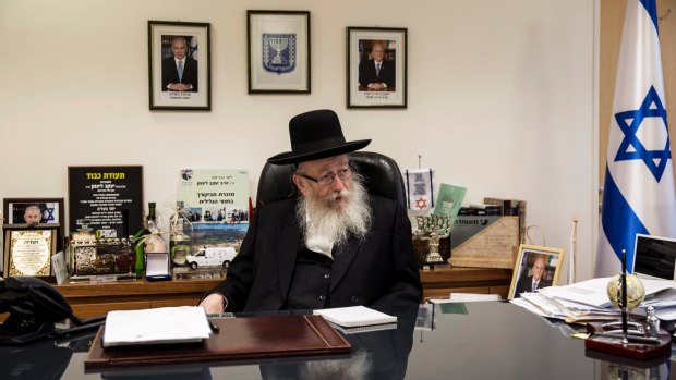 Rabbi Yaacov Litzman in 2016.