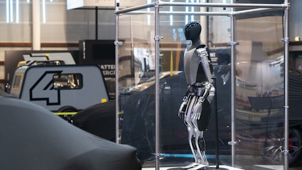 Elon Musk has suggested Tesla’s Optimus robots could do everything from manual labour to following criminals to stop them re-offending.