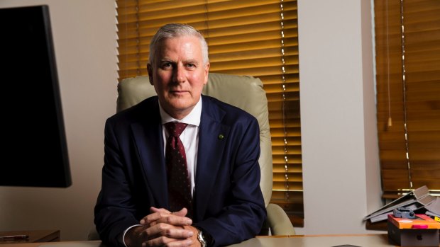 Deputy Prime Minister Michael McCormack, who recently met with Canberra Airport to discuss flight cancellations.