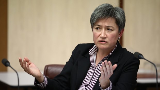 Senator Penny Wong, who has thrown her support behind Katy Gallagher.