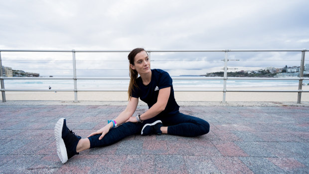 Tanya Poppett at the Run For The Oceans event hosted by adidas x Parley in Bondi on Wednesday.