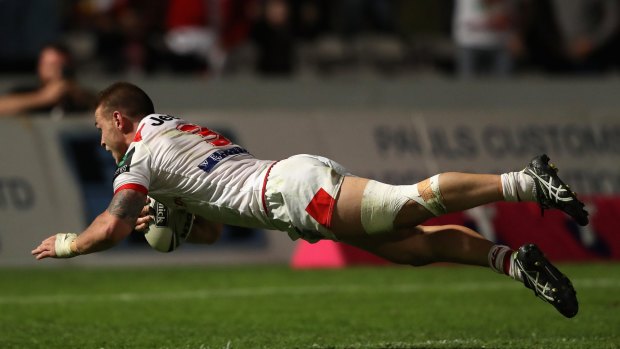 Euan Aitken is ready for the showdown with Roosters - and NSW rival - Latrell Mitchell