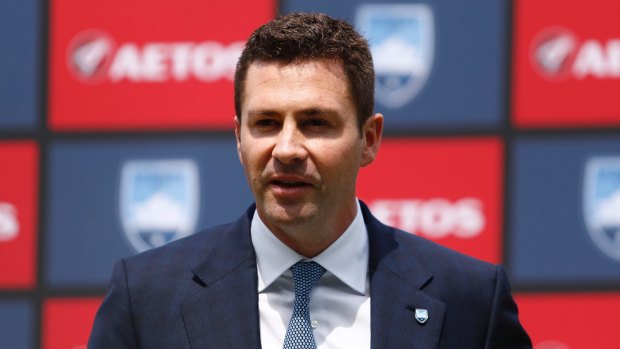 'Very damaging': Sydney FC chairman Scott Barlow is against a southern Sydney team in the A-League.