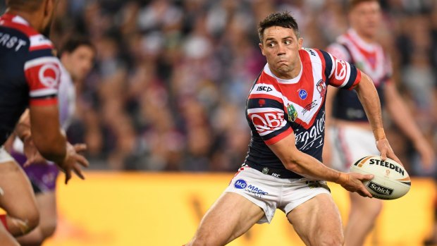 Back to full fitness: Cooper Cronk played the 2018 grand final with a broken shoulder blade.