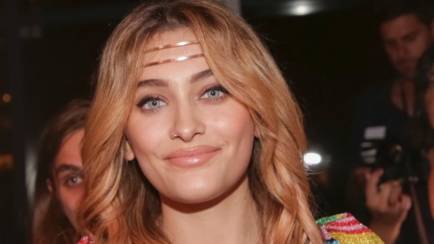 Paris Jackson at New York Fashion Week in September 2018.