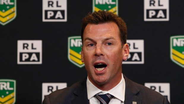 Going hard: RLPA chief Ian Prendergast is against standing down players charged with serious crimes.