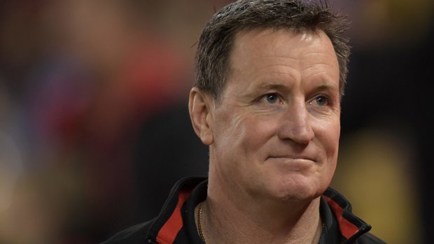 Back in the fold: The Bombers coach believes the best is yet to come from his side. 