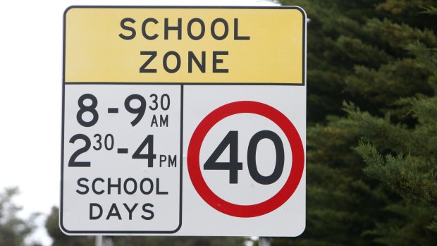 Data shows drivers in NSW are not slowing down around school zones. 