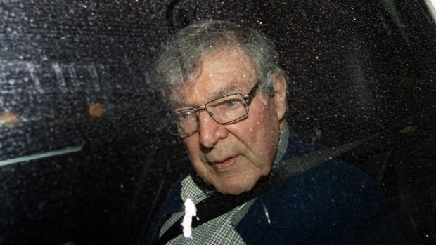 Freed: Cardinal George Pell after his acquittal by the High Court.