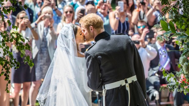 Meghan claimed the public extravaganza of May 2020 was not the couple’s “real” wedding.