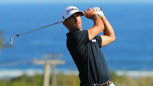 Wade Ormsby is outright leader in the Vic Open.