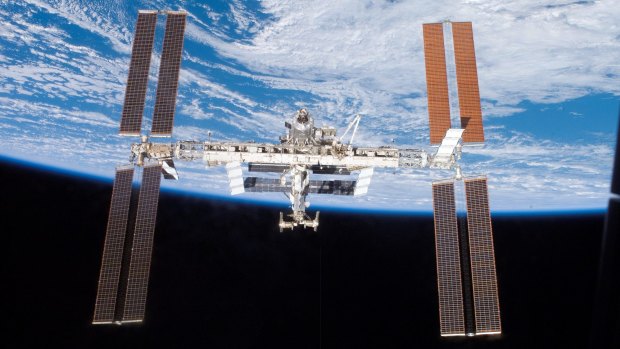 The international space station.