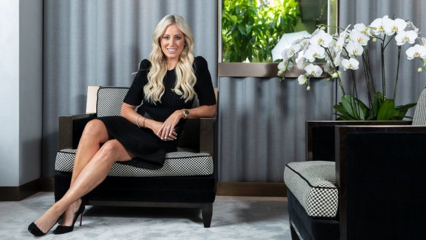 On the hunt: Roxy Jacenko is offering a $5,000 reward to find the culprits of her latest graffiti attack.