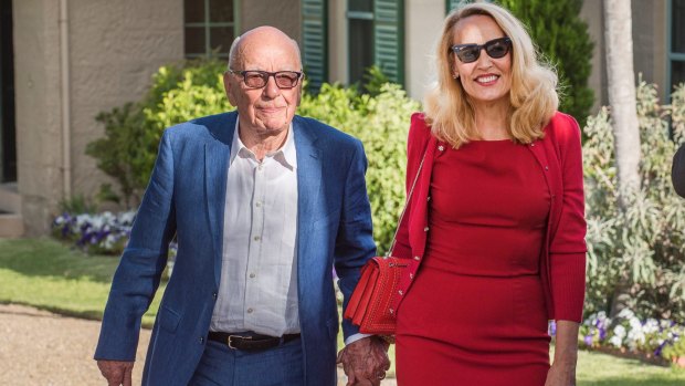 Rupert Murdoch and his wife Jerry Hall hosted the Saudi Arabian Crown Prince and a host of Hollywood power players.