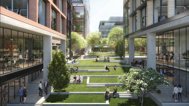 Macquarie Exchange will convert a 15,620 sqm site into 83,368 sqm of office and retail space.