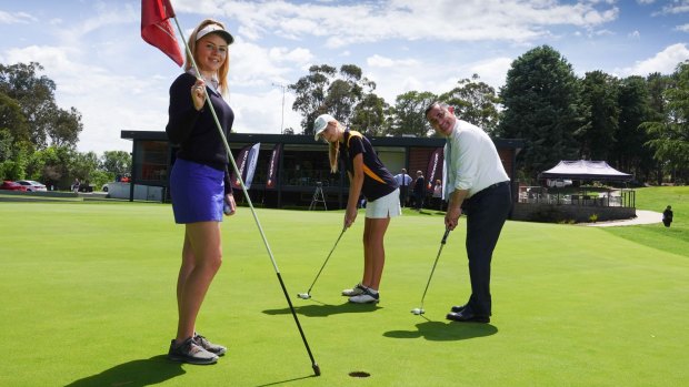 Monaro member and NSW deputy premier John Barilaro announced a $1.2 million facelift for the Queanbeyan Golf Club.