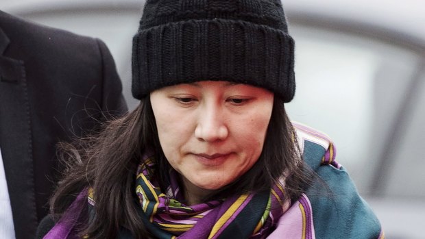 Huawei chief financial officer Meng Wanzhou is accused by the United States of both bank fraud and wire fraud. She is under house arrest and wears a GPS monitor.