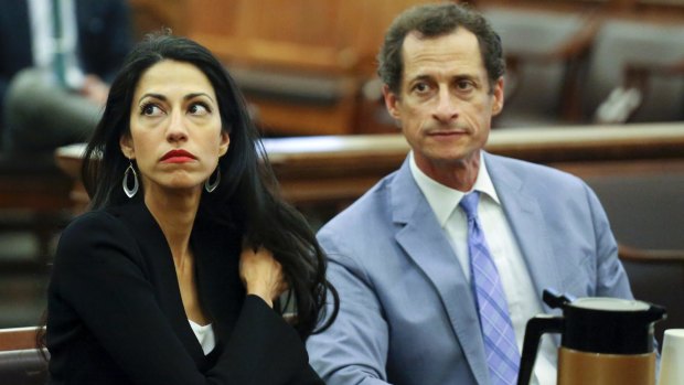 Huma Abedin, pictured with ex-husband Anthony Weiner, said she had formed a special bond with Chapman.