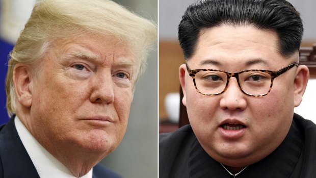 US President Donald Trump and Kim Jong-un.