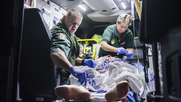 A majority of paramedic assaults occur on weekend nights, where drugs and alcohol are a factor.