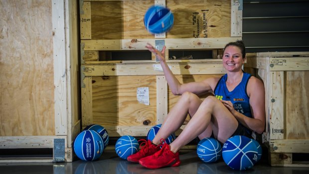 Canberra Capitals star Kelsey Griffin is an MVP candidate.