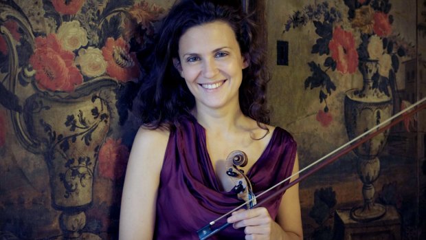 Italian violinist Lorenza Borrani. 