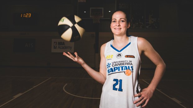 Canberra Capitals star Keely Froling.