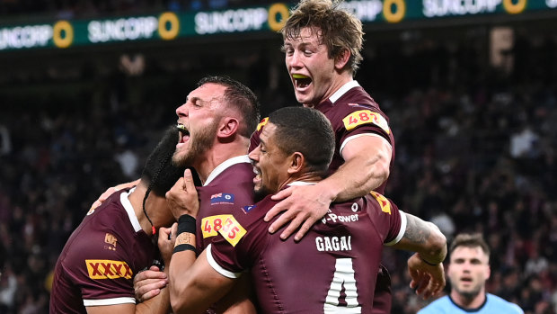 The State of Origin decider made television history.