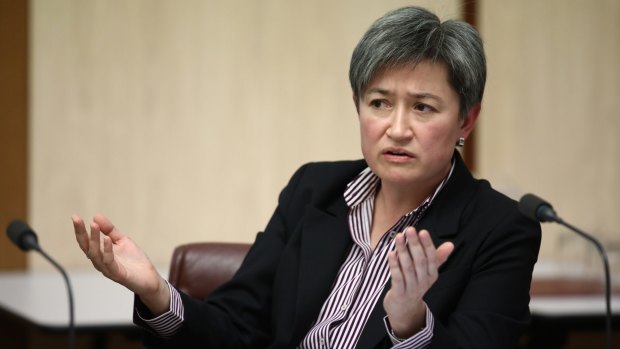 Senator Penny Wong, who has thrown her support behind Katy Gallagher.