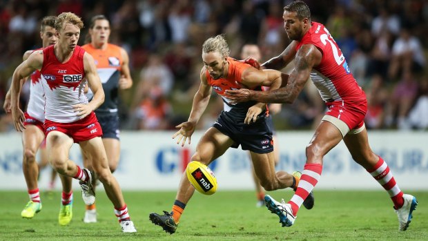 Giants defender Matt Buntine will be tasked with shutting down Adelaide superstar Eddie Betts at Manuka Oval.