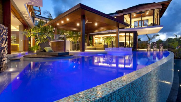 One of Chris Clout's designed houses in Noosa Waters.