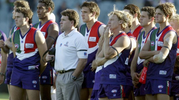 Chris Connolly during his time as coach at Fremantle.