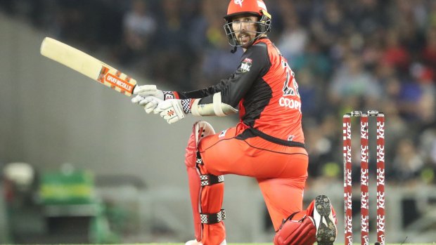 Tom Cooper batting for the Renegades 