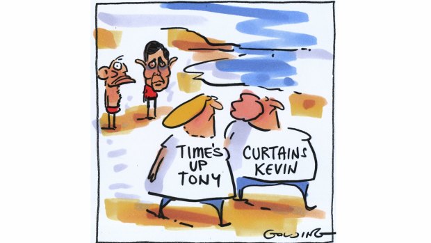 Times are changing: Tony Abbott and Kevin Andrews  