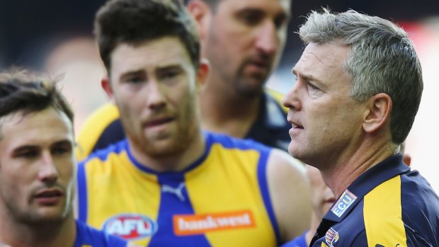 Adam Simpson believes the Eagles' new home ground - similar in size to the MCG - will help the team overcome their poor track record on the Melbourne turf. 