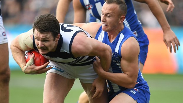 Flexible players such as Geelong star Patrick Dangerfield could benefit from a reduced number of rotations.