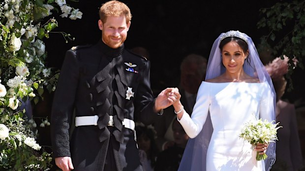 The couple on their wedding day.