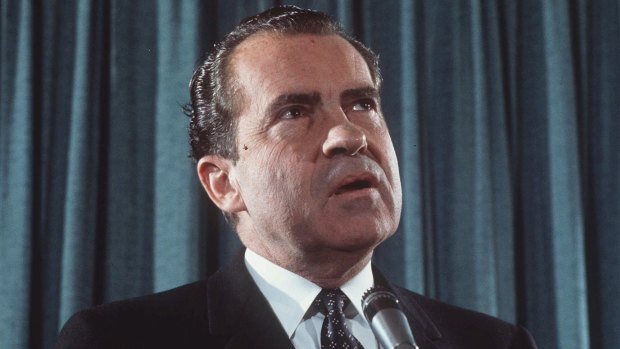 Richard Nixon, who resigned from the US presidency before he was able to be impeached.