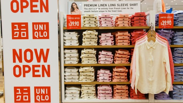 Uniqlo's sales figures are dwarfing the numbers of local retailers.
