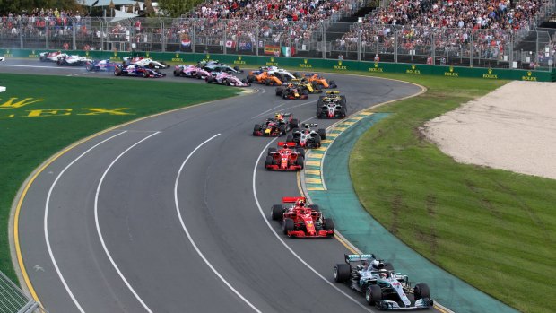 Australian F1 grand prix in Melbourne.