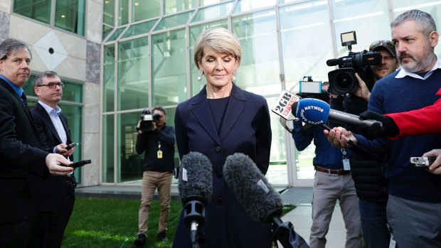 Julie Bishop has added her considerable moral weight to reports of bullying in the Liberal Party.