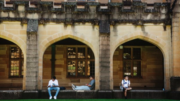 A factor in Sydney’s strong population growth has been a boom in foreign student numbers.