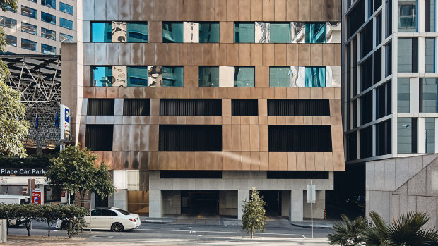 The most significant change is the new bronze stainless-steel cladding across the entire facade.