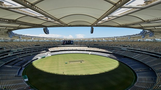 Far from the action: Sydney FC won't feel the pressure from fans in the stand at Optus Stadium.