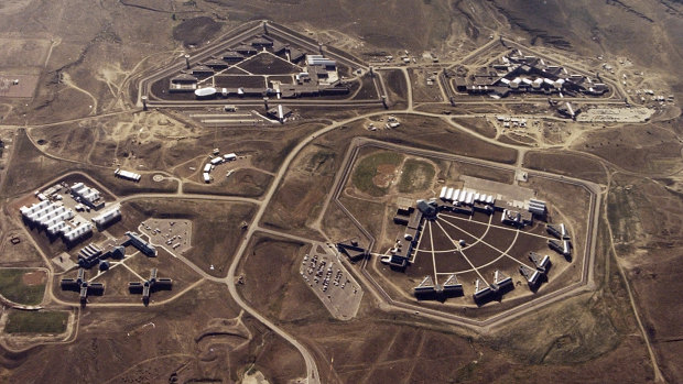 The maximum security facility in Florence, Colorado, pictured in 2004. 
